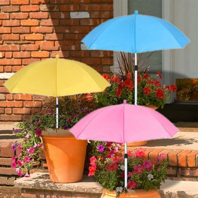 Pflanzenschirm für Pflanzen im Freien, höhenverstellbarer Pflanzen-Sonnenschutz, 50 cm Durchmesser, sonnenlichtblockierender Schirm für Gartenbeete, Topfpflanzen