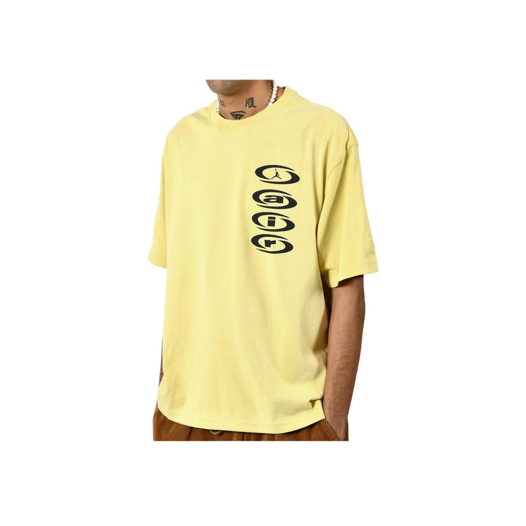 Jordan X Travis Scott Air T-Shirt Celery Men Streetwear DZ5514-308