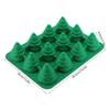 12 Hole   Christmas Tree Silicone Mold Cake Mould for Mousse Chocolate Muffin Baking Tool