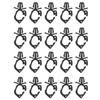 20x Car Harness 11mm Automatic Route Clamp Bellows Buckle