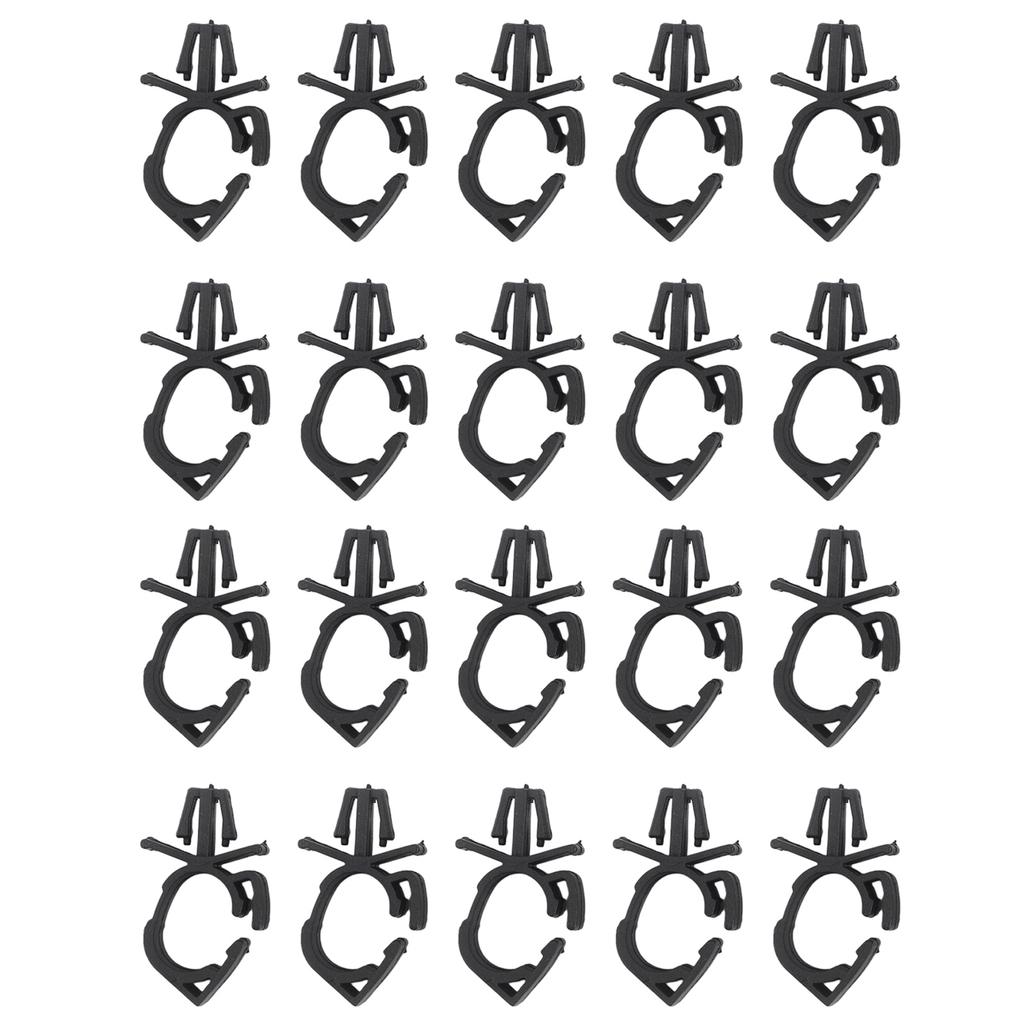 20x Car Harness 11mm Automatic Route Clamp Bellows Buckle
