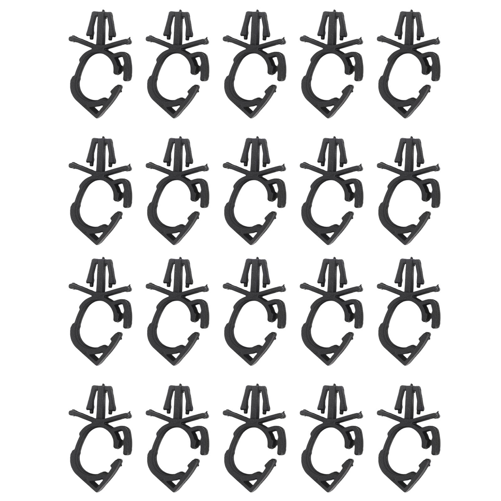 

20x Car Harness 11mm Automatic Route Clamp Bellows Buckle