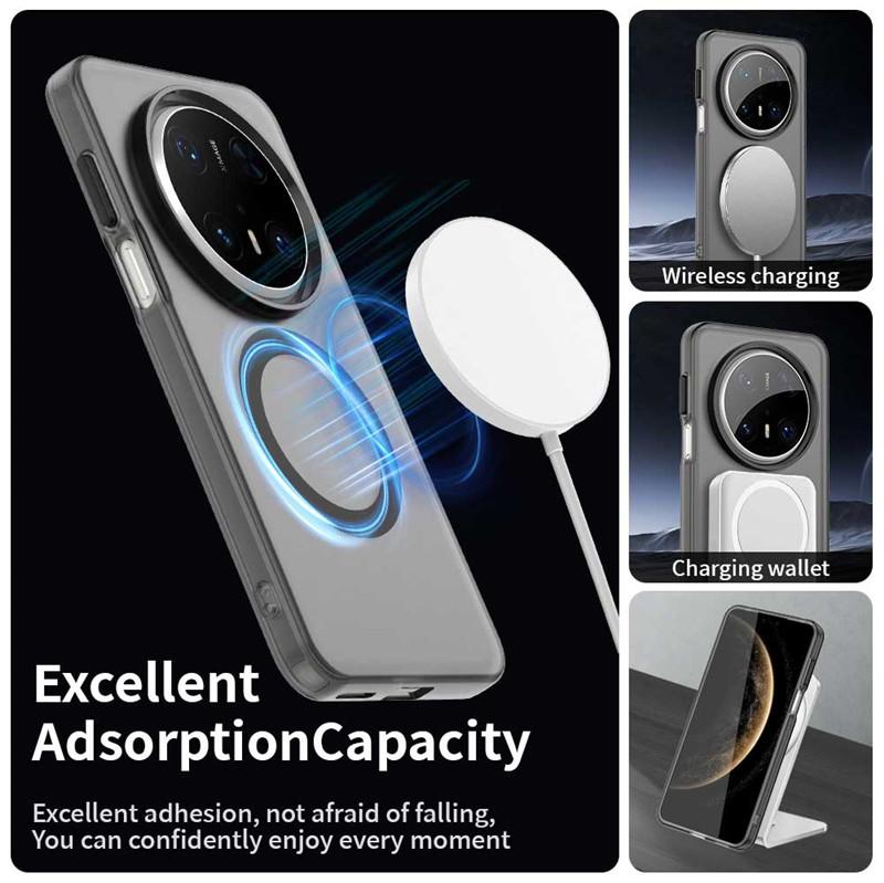 For Huawei Mate 70 Pro Case For Huawei Mate 60 70 Pro+ Cover Translucent Candy Color Matte Magnetic Shockproof Protective Bumper