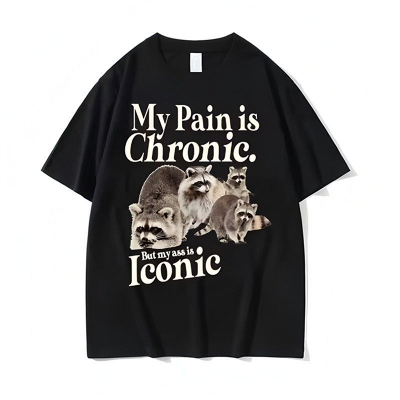 Fun Cat Printed Men's T-Shirt Summer Vintage Kawaii Men's Women's Surfing Beach T-Shirt Unisex Breathable Casual Top