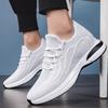 Sommer Mesh Atmungsaktive Erhöhungsschuhe Herren Casual Sneakers Atmungsaktive Schnürschuhe Sportschuhe 4/6/8CM Freizeit Erhöhungsschuhe 37-43