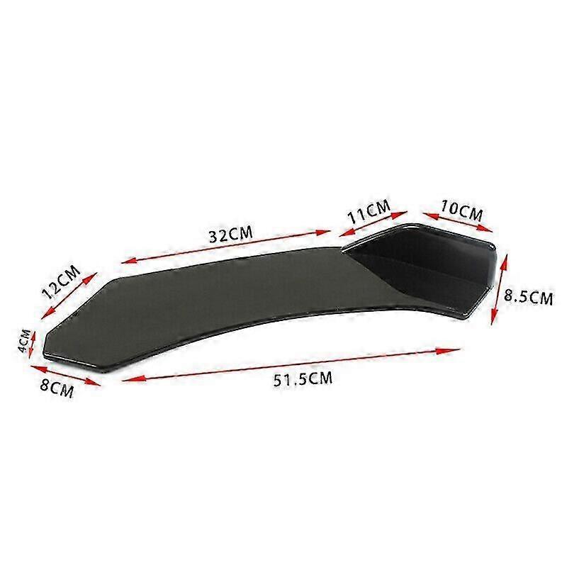 Front Shovel Bumper Lip Splitter Chin ABS Spoiler for Cars