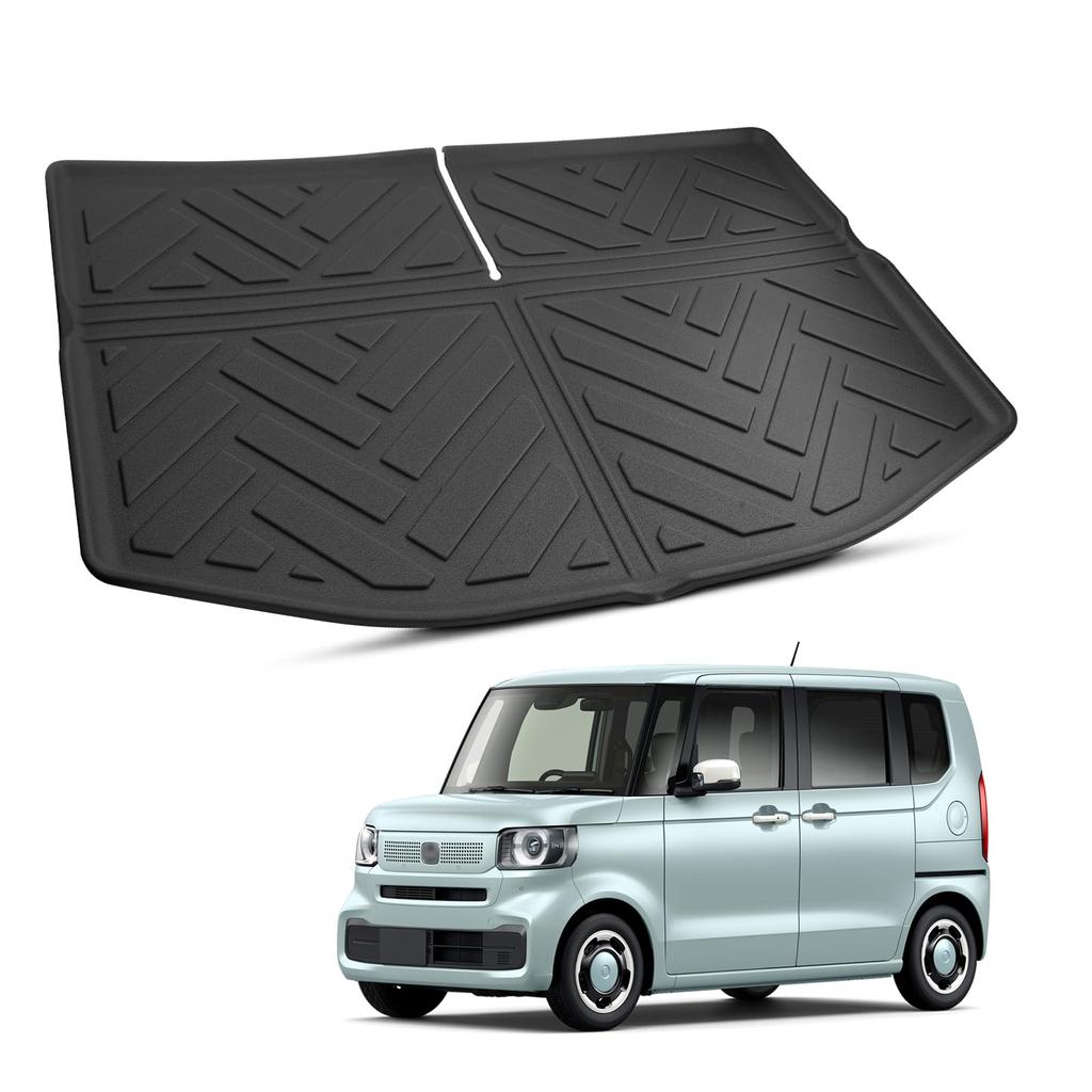 LANGBEAN Honda NBOX Luggage Custom NBOX 3D Waterproof TPE Easy and Interior Custom Parts JF5/JF6 Mat, Compatible, Non-Slip Mat, Installation,