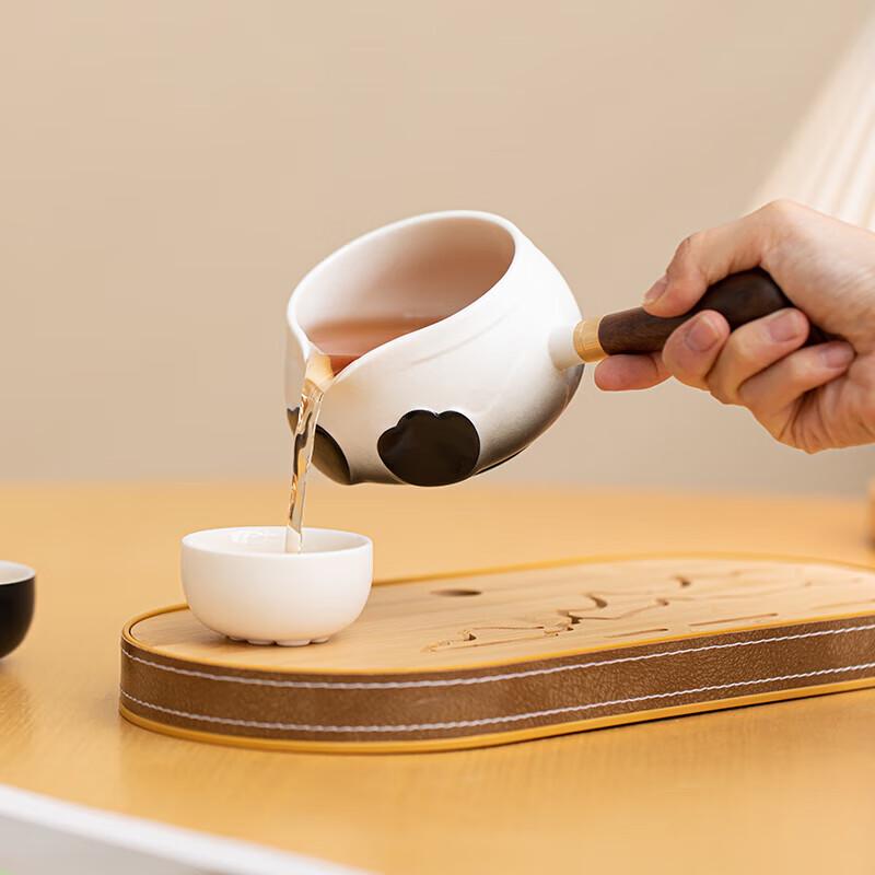 Panda Side-Handle Travel Tea Set