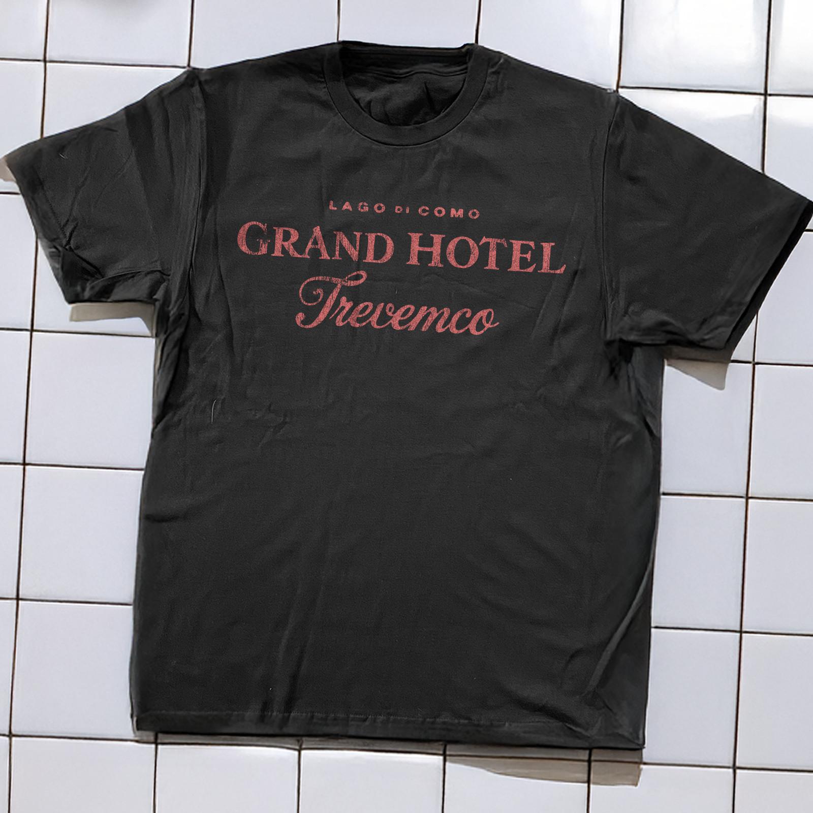 90s Grand Hotel Tremezzo Classic T-Shirt Black M L