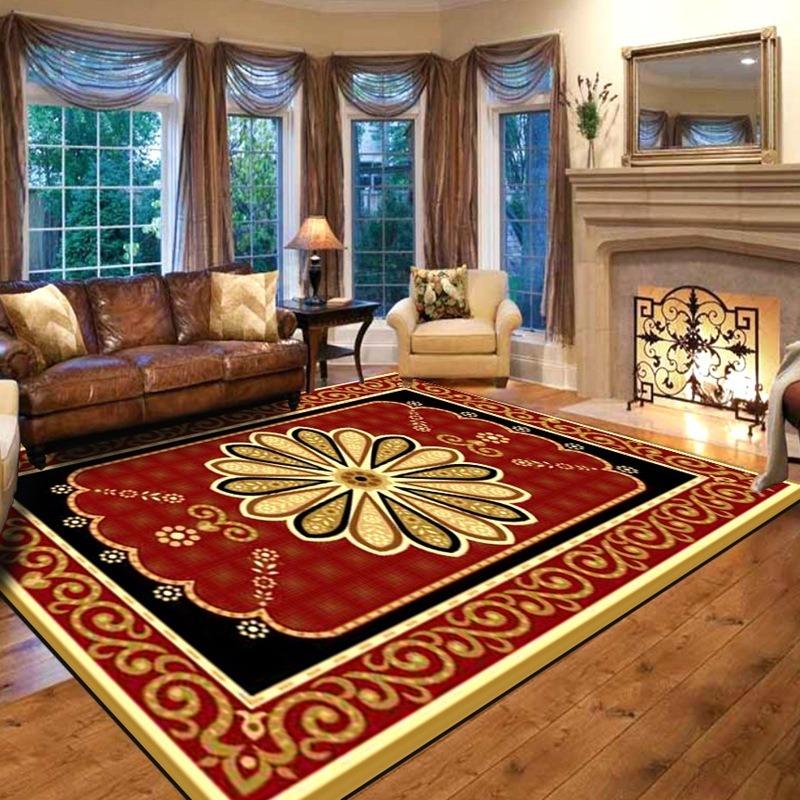 Bohemian Retro Nordic Carpet Living Room Coffee Table for Home Use Modern and Simple Bedroom Fully Covered Bedside Mat Beautiful