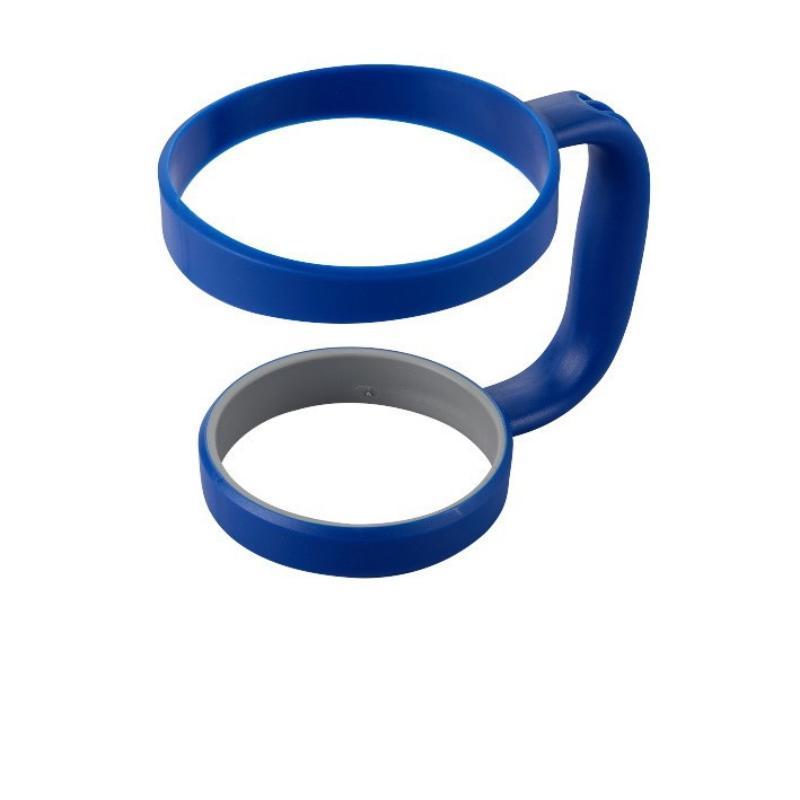 Car Cup Holder Double Loop Handle 30oz Non-slip Base Fits Thermos Ice Bullion Cups for Daily Car Travel