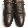 70er80er? Vintage Windsor Größe 11 (29,0 cm) Braune Full Brogue Wingtip Businessschuhe Herren(GEBRAUCHT)