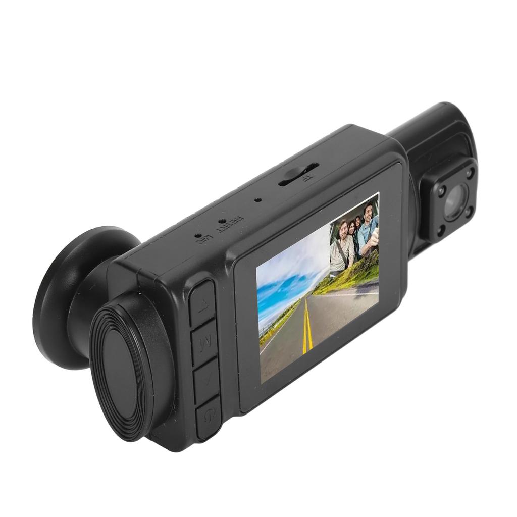 3 Channel Dash Cam Car Front Rear Inside 1080P Full HD Infrared Night Viewing Loop Recording 2in Screen Parking Mode