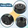 2x Low Point Drain Seals and Replace Easy To Install Portable Cap Seal Kit for 1/2 Inch