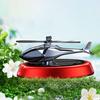 Car Air Freshener Helicopter Solar Rotating Aroma Diffuser Alloy Perfume Bottle Holder Ornament Auto Interior Decor Accessories