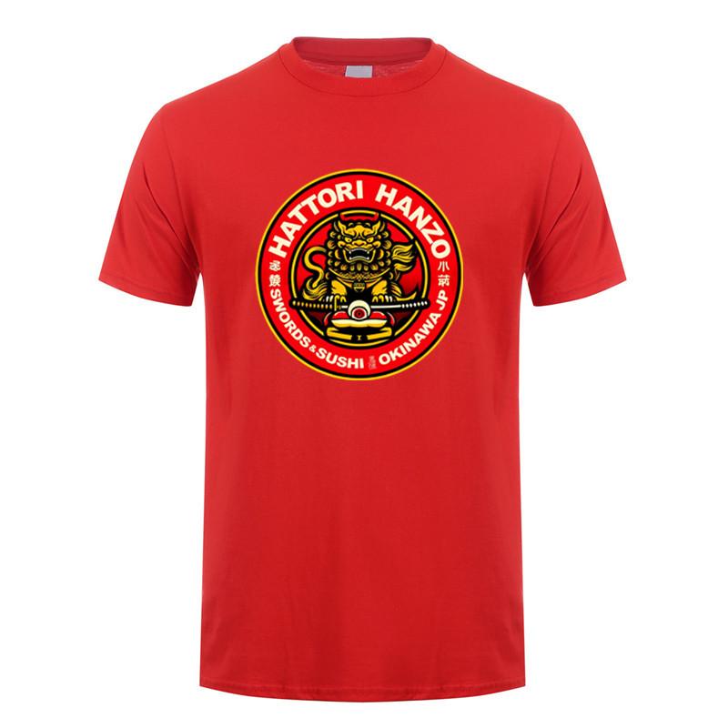 Men's Hattori Hanzo T-shirt Summer Cotton Cool Classic Tees Unisex Casual Shirt Tops Wear DY-024