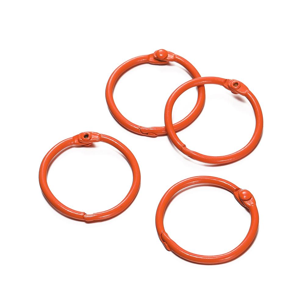 5pcs/lot 30mm KeyRing Colorful Open Ring Buckle Lobster Clasp Keychain Connector Clasps For DIY Jewelry Making Supplies