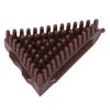 Silicone Meridian Massage Brush Triangle Dredge Collaterals Breast Slimming Brush Brown