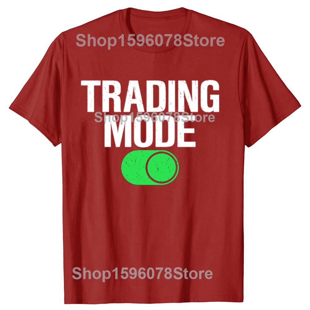 Funny Vintage Stock Market Husband Father Trading Master Tshirts Casual Tshirt 100 Cotton Loose Oversized T Shirt Summer S
