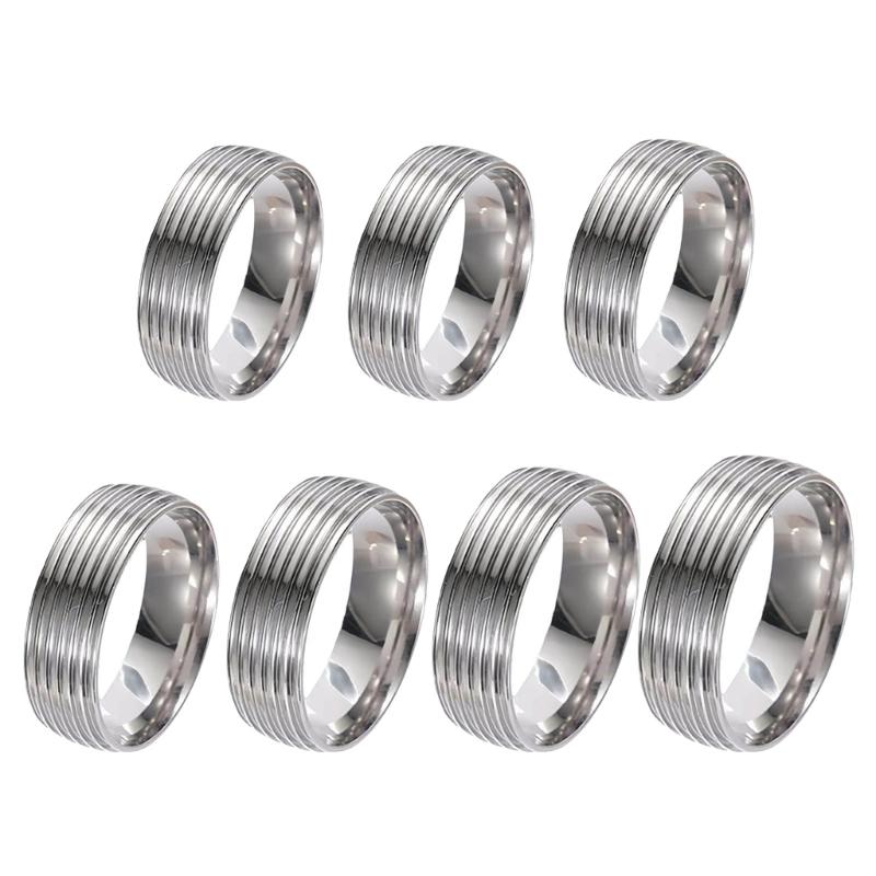 

Модный комплект ювелирных изделий из колец из нержавеющей стали в различных стилях. Стильные кольца, идеально подходящие для повседневного ношения и продуманных подарков. 1