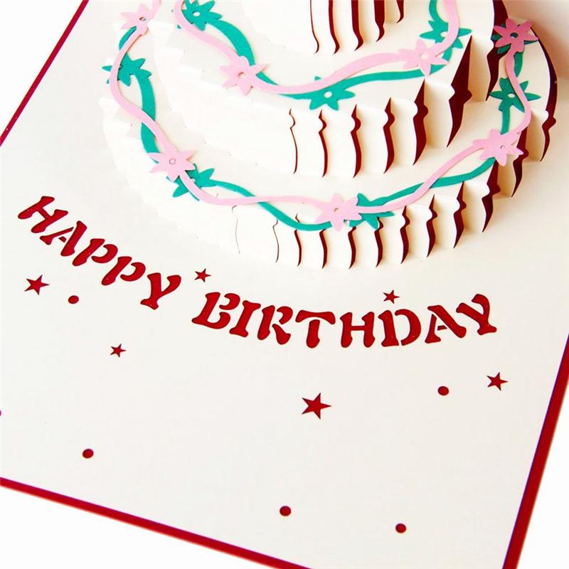 

Promotion! Birthday Cards, 3D Happy Birthday Cake Cards, Handmade Cards, Perfect Gifts For All Occasions Birthday Cakes