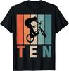 10th Birthday Retro BMX Bicycle Bike Boys 10 Years Old Gift Unisex T-Shirt