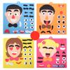 Non-Woven Five Sense Organs DIY Assembling Puzzle Jigsaw Children Training Toy