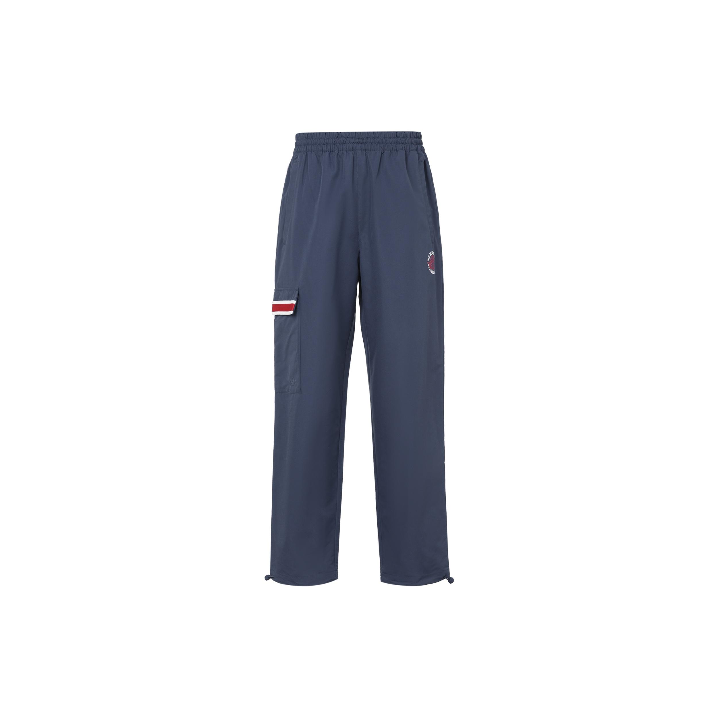 Men s adidas originals Printing Pattern Pocket Straight Sports Pants/Trousers/Joggers Blue HS2010 XS