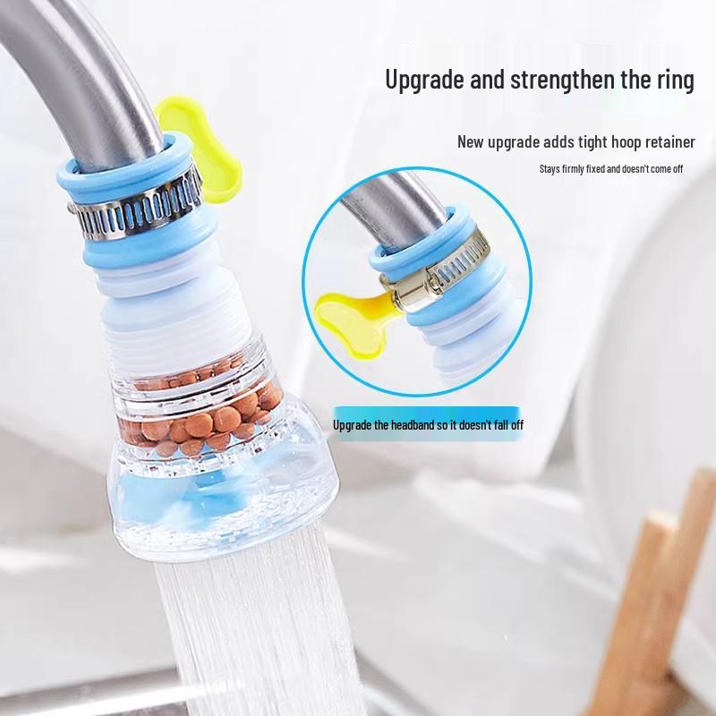 Universal Anti-Splash Faucet Nozzle & Shower Head Extender