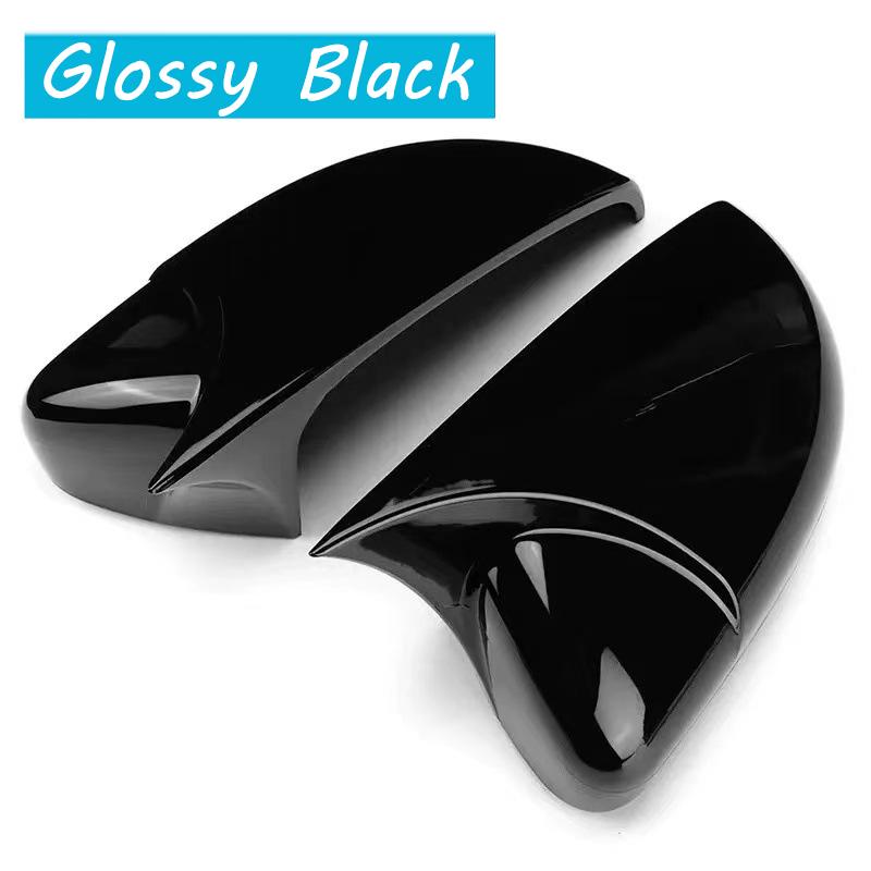 For VW Golf MK6 MK7 7.5 GTI R GTD 2009-2020 Side Mirror Covers 2PCS Carbon Fiber ABS Exterior Styling Tuning Accessories