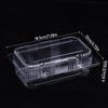 Bakery Fruit Salad Clear Plastic Dessert Boxes 100pcs Disposable Leakproof Food Containers For Event Parties