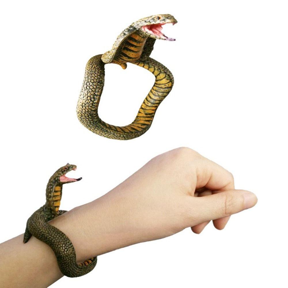 Snake Animal Model Python Snake Tricky Toys Snake Bracelet Simulation Animal Model Animal Bangles