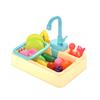 Children's Pretend Play Electric Sink with Circulating Water and Vegetable Washing Features
