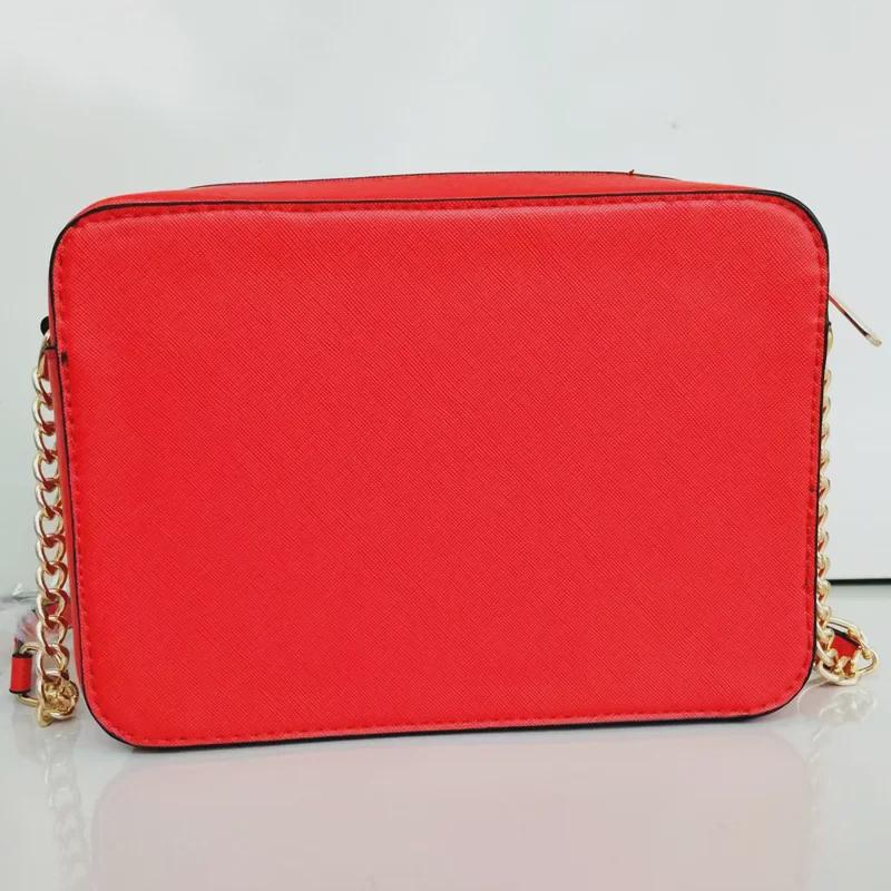 Dámská trendy malá crossbody čtvercová taška z PU kůže s řetízkovým popruhem 2024