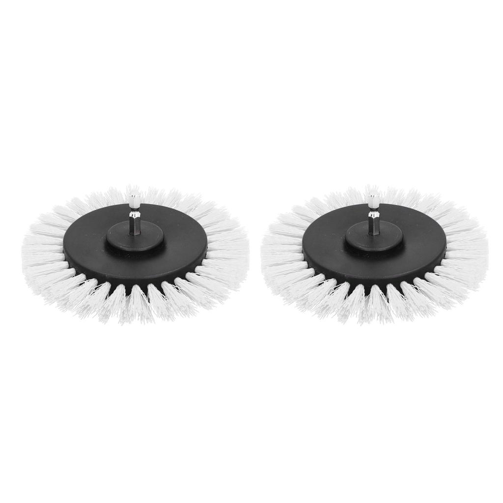 2 Pack 3.5 Inch Electric Drill Brush Head Drill Brush Attachment for Carpets Decoration