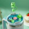 For Ice Bully Cup 30/40oz Frog Pond Brand Water Cup Accessories Compatible With For Stanley Cup Lid Frog Straw Cap Glow At Night