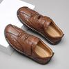 Handmade Casual Leather Shoes Men Comfort Driving Shoes Soft Leather Loafers Men Shoes Moccasins Tooling Shoes