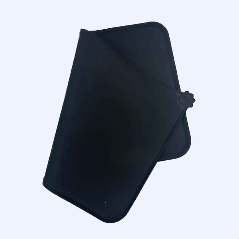 Tapete impermeável para animais de estimação, cão, gato, cor sólida, silicone, almofada para comida de animais de estimação, tigela para beber, tapete para alimentação de cães, fácil de lavar