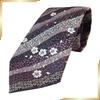 Used [New Item] [Shikisai Shop] Highest Quality Japanese Pattern Necktie, Gold Brocade, Gold Orchid, One of a Kind, Made In Japan, Handmade, Nishijin