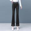 Elastic Waist Jeans for Women's Slim Fit Autumn New High Waist Elastic Fashionable Flared Pants