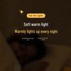 Bean Duck Sleep Companion: Rechargeable Silicone Night Light for Kids - Tap & Portable Warm Bedside Lamp Atmosphere Light