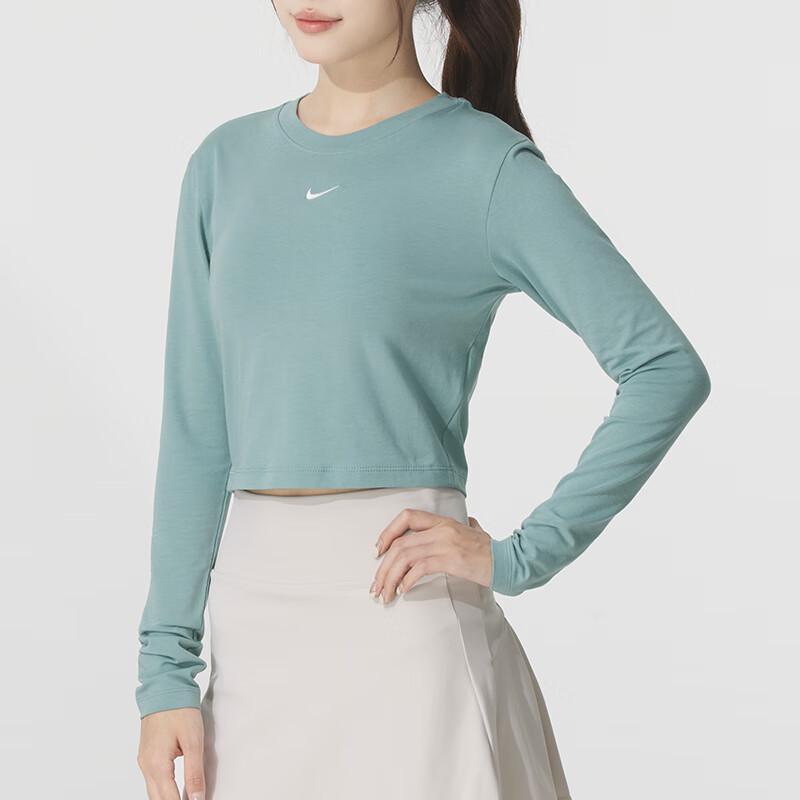 New Nike T Shirts Women's Green HF5323-018