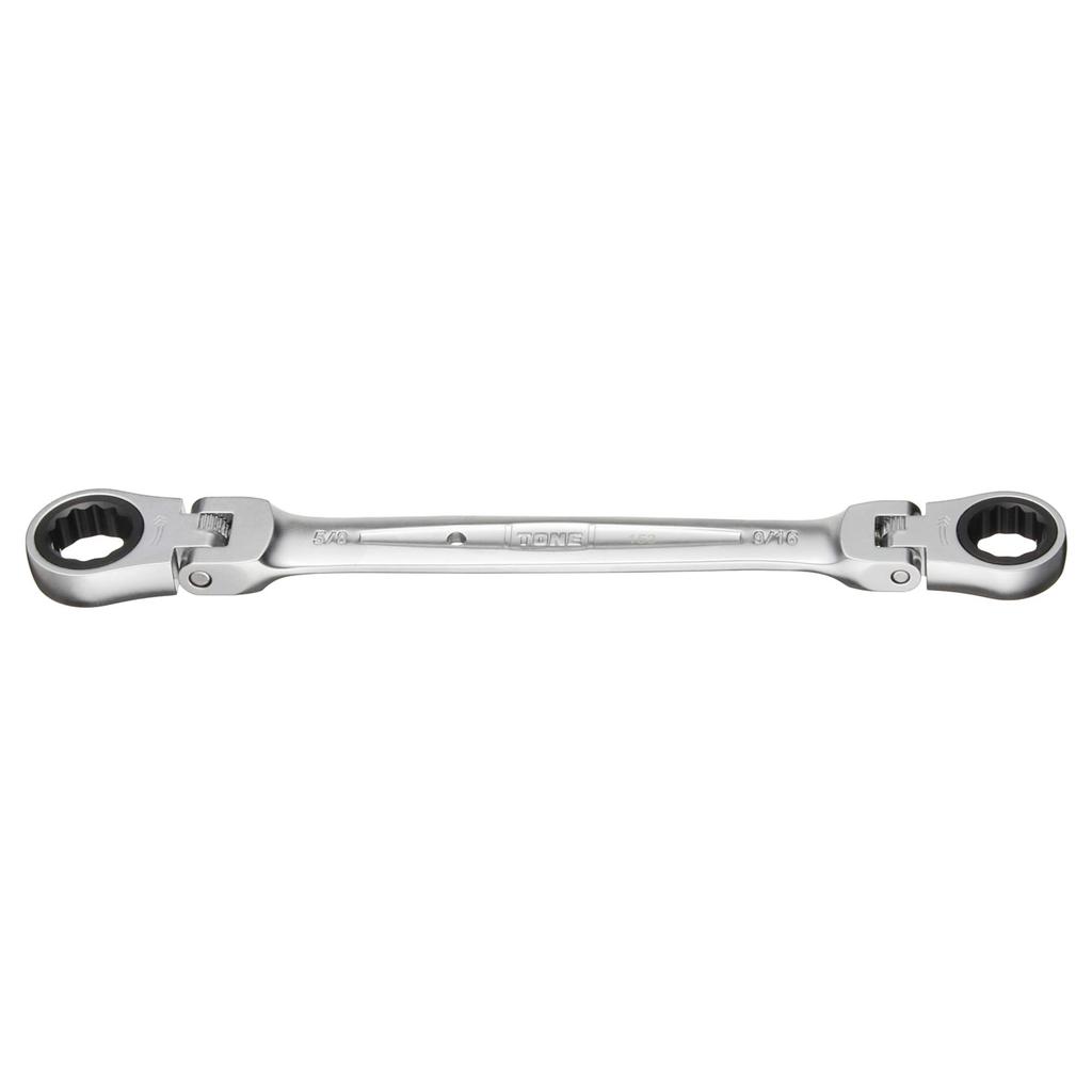 TONE Ratchet Combination x inch RMFWB-1820 Double-ended Wrench, 9/16 5/8 (inch)