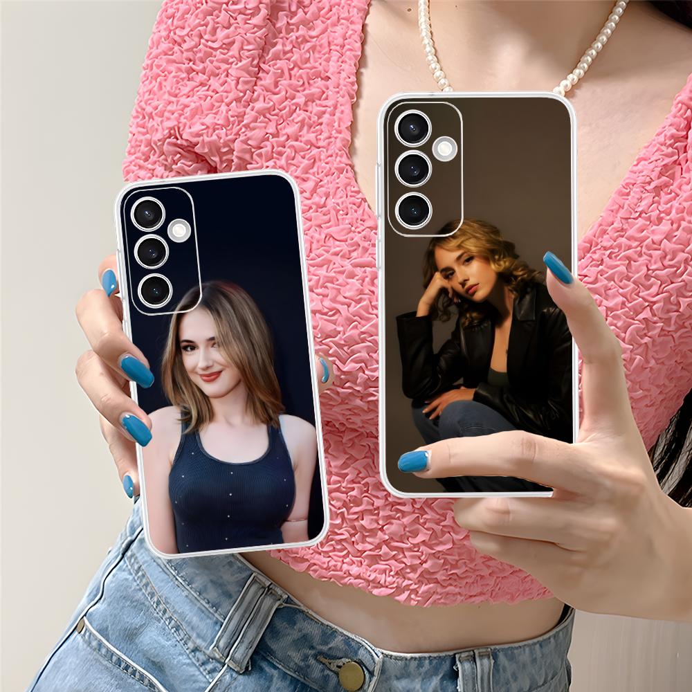 Julia Butters Mobile Cell Phone Case for Samsung Galaxy S25 S24 S23 S22 S21Plus FE Ultra Clear Colorful Cover Smartphone Pretty
