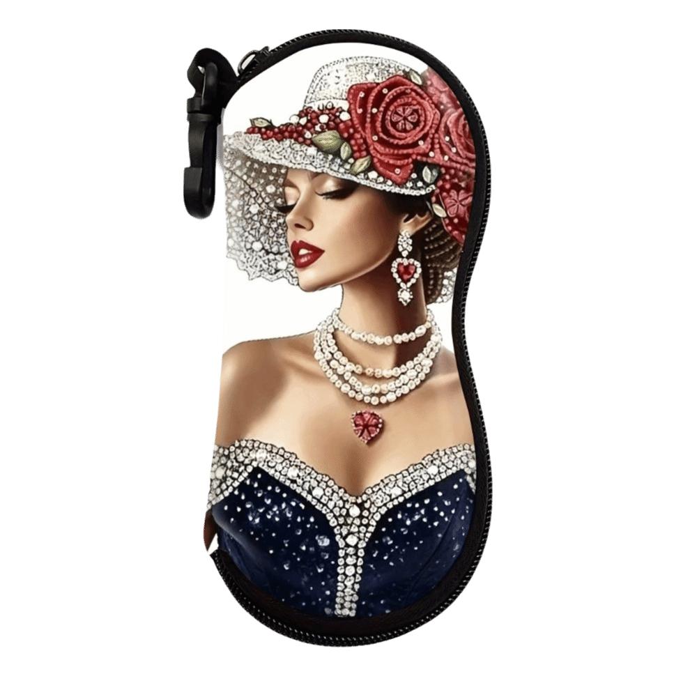 Hanging Sunglasses Case Cartoon Sunglasses Holder Fashion Reading Glass Pouch Eyewear Accessories