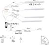 LED Figure Light, V-shaped, 3W, Indirect Lighting, Easy Installation, for Glass Cases/Collection Cases/Display Cases/Kitchen/Bookcases/Shop Decoration