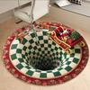 Merry Christmas Office Chair Mat Rug Nonslip Christmas Gifts Carpet Floor Mat Design For Home Gift Living Room Bedroom Office Decor