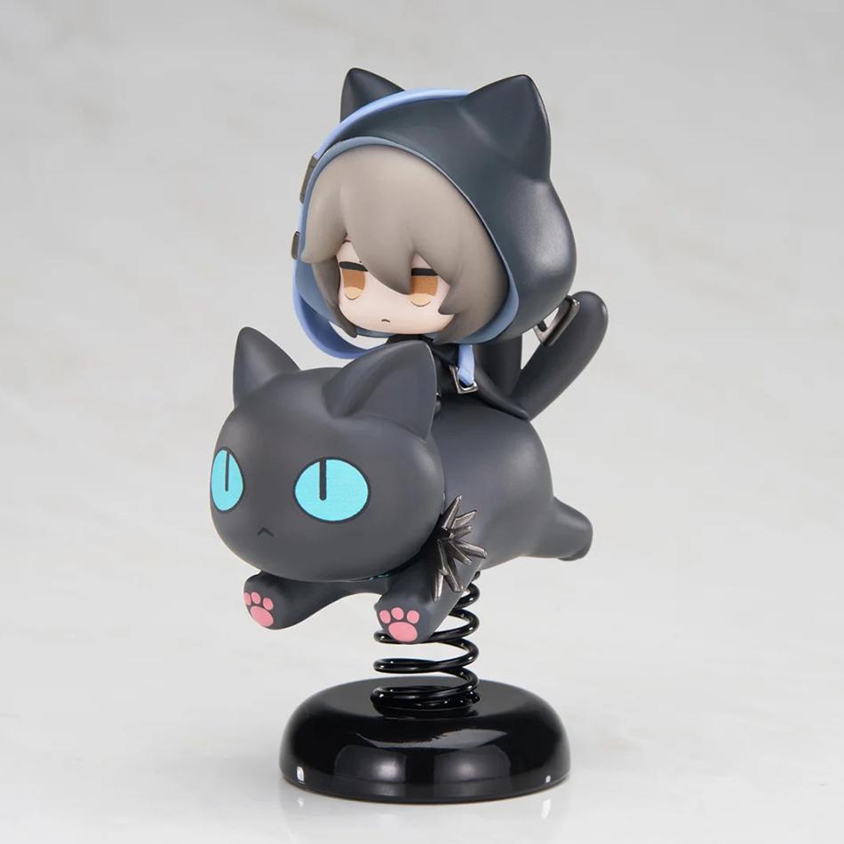 Arknights Happy Shake Phantom Q-version rocking music 9.5CM Anime Figure PVC Set Kawaii Desktop Ornaments Model Toys Present