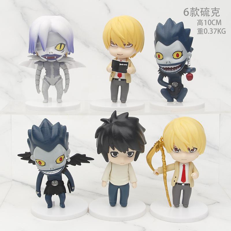 

10cm Death Premium Note Action Figures L Light Ryuk Rem Pvc Collectible Figurines
