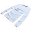 BUZZxSELECTION Long Long English TSL006 T-shirt, Sleeve, Sleeve, Logo, Stylish, Letters, Print, Cool, Men's (01. White, S)